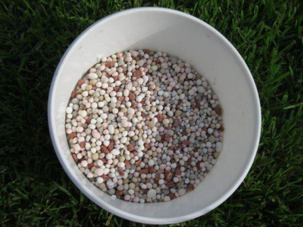 Hnojení a ochrana: granulované hnojivo