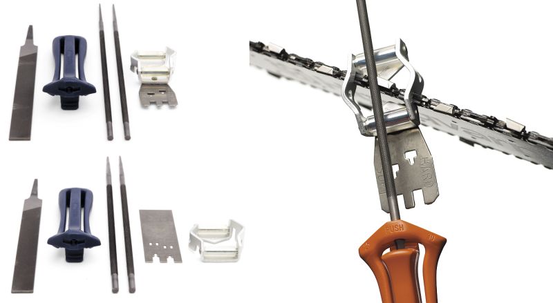 Zahradní technika - příprava na sezónu, ostření řetězu (HUSQVARNA)
